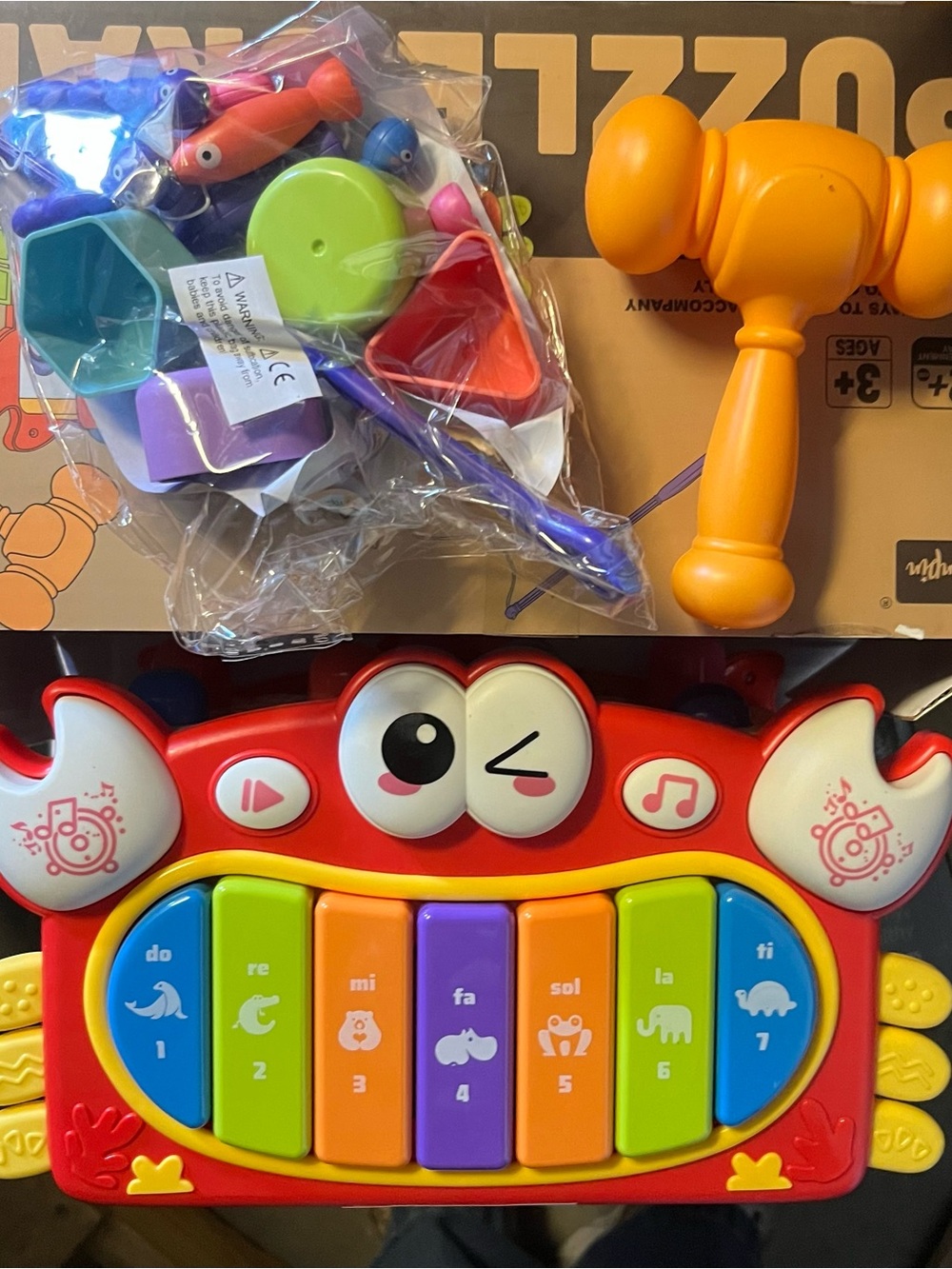 Crab Piano Toy for Kids